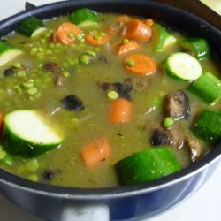 Easy Peasey And Portabella Mushroom Soup recipe