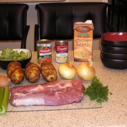 Simple Pork Tenderloin Stew recipe