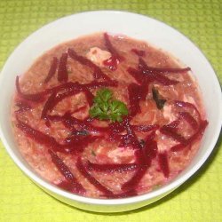 Miso Rice Beetroot Soup recipe