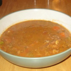 Sausage And Lentil Soup recipe