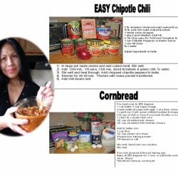 Easy Chipotle Chili And Cornbread recipe