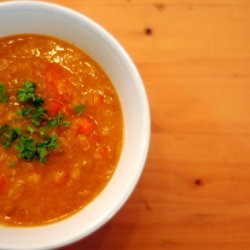 Curried Red Lentil Soup recipe