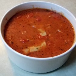 Easy Tomato Pasta Soup recipe