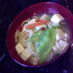 Tofu And Snow Pea Noodle Bowl recipe