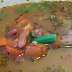Peppery Three-bean Soup recipe
