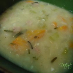 Ham And Northern Bean Soup In A Crock Pot recipe