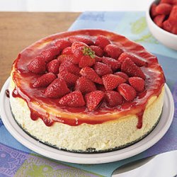 Ricotta Cheesecake with Strawberries recipe