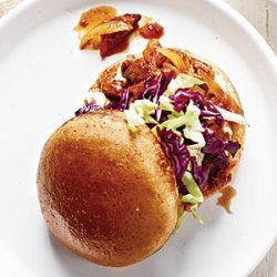 Slow-Cooked BBQ Fennel, Onion, and Pork Sandwiches recipe