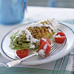 Grilled Romaine with Blue Cheese Dressing recipe