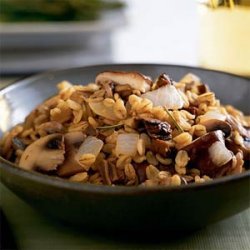 Barley-Mushroom Pilaf recipe