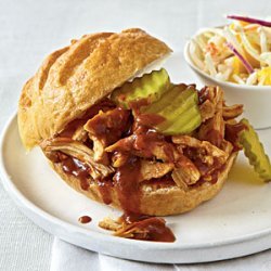Black Pepper and Molasses Pulled Chicken Sandwiches recipe