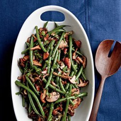 Sherried Green Beans and Mushrooms recipe