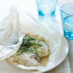 Green Onion and Sesame Parchment-baked Fish recipe