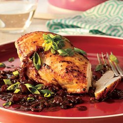 Balsamic and Shallot Chicken Breasts recipe