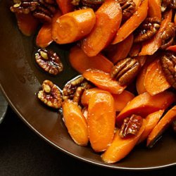 Glazed Carrots with Pecans recipe