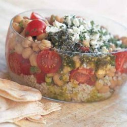 Tabbouleh with Beans and Feta recipe