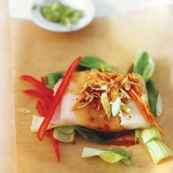 Asian-Style Halibut in Parchment recipe