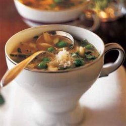 Pea-and-Pasta Soup Sips recipe