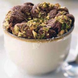 Chocolate Souffles with Pistachios recipe