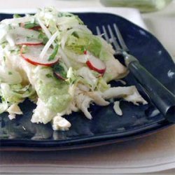 Green Enchiladas with Crab recipe