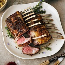 Fennel-Crusted Grilled Rack of Lamb recipe