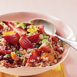 Beet, Blood Orange, Kumquat, and Quinoa Salad recipe