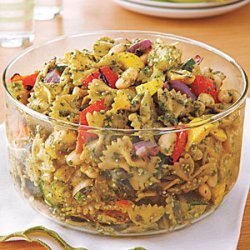 Grilled Vegetable-Pesto Pasta Salad recipe