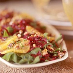 Spinach Salad with Beets and Oranges recipe