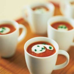Roasted Red Pepper-Tomato Soup recipe