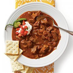 Spicy Slow-Cooker Beef Chili recipe