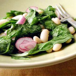 Tuscan Bean and Wilted Arugula Salad recipe