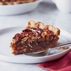 Pecan Pie with Candied Ginger and Rum recipe