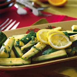 Zucchini With Citrus-Herb Dressing recipe