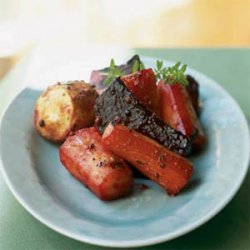 Roasted Sweet-and-Sour Beets, Carrots, and Parsnips recipe