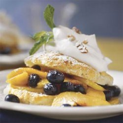 Southern Peach-and-Blueberry Shortcakes recipe