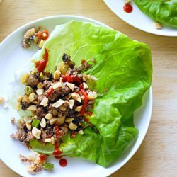 Bison and Water Chestnut Lettuce Cups recipe