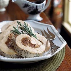 Fig and Stilton-Stuffed Turkey Breast with Port Sauce recipe