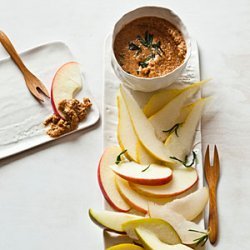 Smoked-Almond Butter with Crispy Rosemary recipe