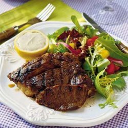 Grilled Steaks Balsamico recipe