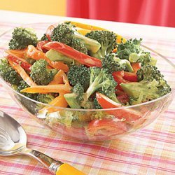 Broccoli and Bell Pepper Salad recipe