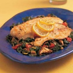 Pan-Seared Cod Over Vegetable Ragout recipe
