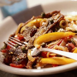 Cuban-Style Beef and Peppers recipe
