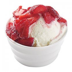 Ice Cream with Strawberry Sauce recipe