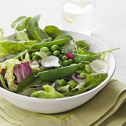 Triple Pea Salad With Creamy Tarragon Dressing recipe