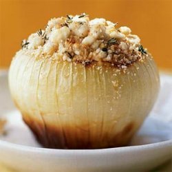 Baked Onions with Feta recipe