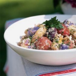 Red, White, and Blue Potato Salad recipe