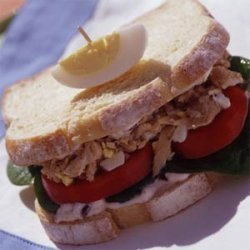 Tuna Niçoise Sandwiches with Olive Mayonnaise recipe
