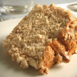 Maple-Brown Sugar Angel Cake with Walnuts recipe