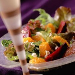 Field Salad with Tangerines, Roasted Beets, and Feta recipe