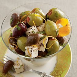Citrus-Marinated Feta and Olives recipe